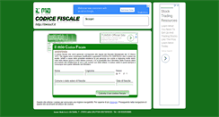Desktop Screenshot of ilmiocf.it